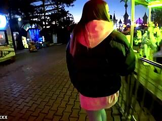 Blowjob in Amusement Park Leads to Quick Fuck