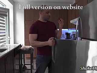 man, this cute babe gets slammed by a burglar in wild 3some action!