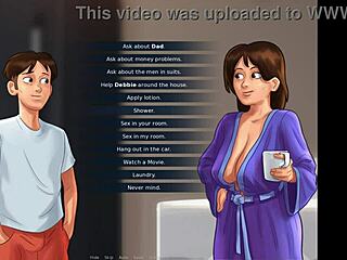 Summer time saga with Jenny and step mom in steamy shower sex.