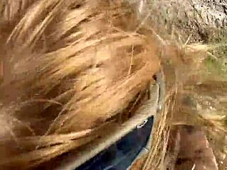 Blonde married Paulista gets wild with Carioca lover on public beach