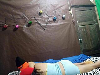ghost bangs couple on haunted bed real homemade exclusive