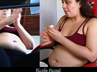 watch piggy gain weight while studying, isn't it teasing?