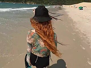 Wild Orgy on Deserted Beach with Naughty Brazilian Girls in Doggystyle