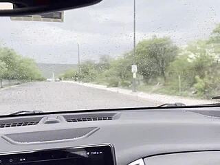 why did i pick up that big ass stranger in miniskirt for car creampie ride?