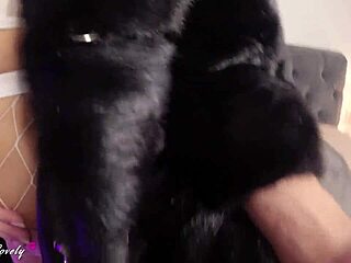 Hot Brunette in Pantyhose Uses Vibrator for Intense Pussy Orgasm.