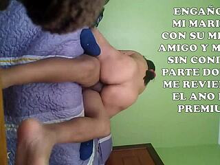 Mature Latina Wife Cuckolds Husband with Best Friend, Fucked Without Condom, Anal Submission