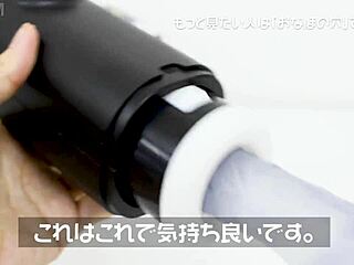 Doctor shiko mi uses machine for intense handjob in lab