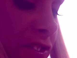 Lewd Blonde Lesbians Lick and Fuck with Dildo in Bath for Intense Pleasure