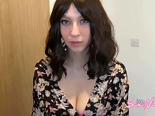 Cheating brunette wife bends over for big cock and swallows!