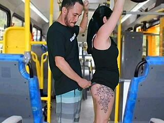 hey, you touching me on this crowded bus?