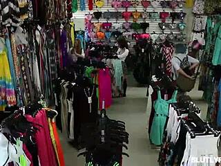can mira monroe handle a steamy shoplifting fuck in that cop dress to earn sorority respect?
