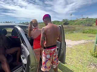 Latina Friends Get Wild and Bang in the Woods