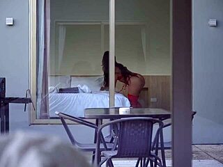 How lucky to have juicy neighbor who caught me jerking off, leading to tight pussy riding.