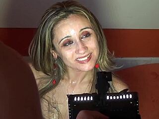 I saw Michelle De Nere in a backstage spermaparty with cum