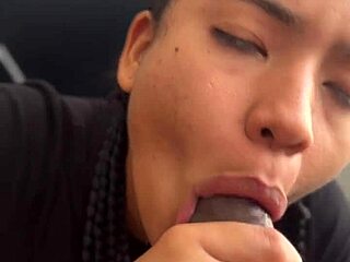 Cute Brunette Stepsister’s Friend Delivers Amazing Blowjob! 😍 -Amateur Couple- Nysdel