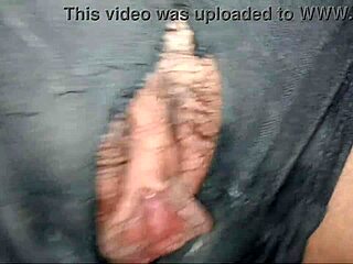 Spreading Her Tight Shaved Pussy for Loud Moaning Action
