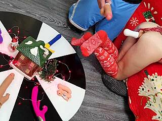 Milf Bent Over Takes Two Thrusting Dildos