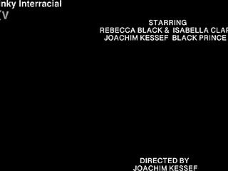 Isabella Clark and Rebecca Sharon are playing kinky cream games! Deepthroat and fisting included