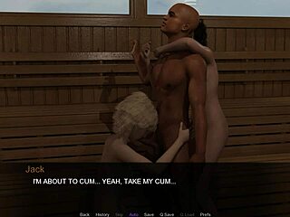 i'm in a hot sauna with shaved friends for a relaxing group session