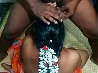 Indian Aunty Gives Blowjob Before Doggystyle