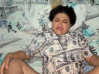 I'm destroying this blonde fuck doll's ass with my thick black cock.