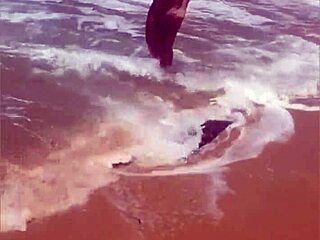 I just stripped bare on the beach today