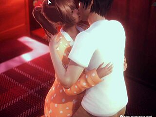 This first time in honey select 2 features big tits and hentai action