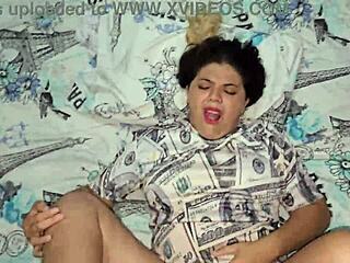 I'm destroying this blonde fuck doll's ass with my thick black cock.