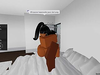 19-year-old black guy fucks cock-hungry slut