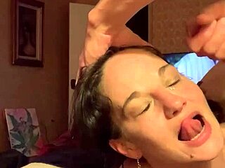 Fucked Hard for Tuition, Older Slut's Double Facial