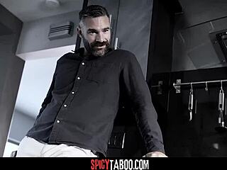 italian maid rides pervy boss in taboo cowgirl session