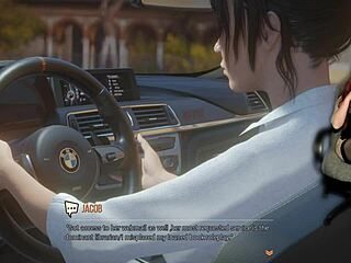 Croft Adventures Ep 17: Brunette in Black Bikini Gets Fucked Publicly!