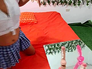 Dirty Latina Flashes Cock In Sexology Class