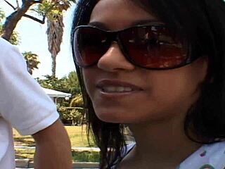 Rachel feels excited sucking monster cock in her rookie talent search