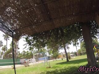 i touch my stepfather's cock naked in the park!