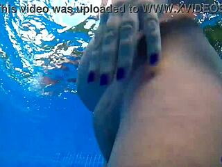 nice weather and sex in the pool water