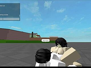 Lesbian Bitches Fuck Hard in Roblox!