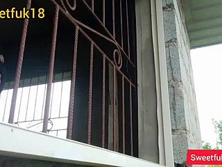 my neighbor distracted me when am working in garden and i fucked her hungry pussy 😏