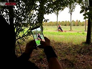 The voyeur ep1 - outdoor foot worship and facesitting