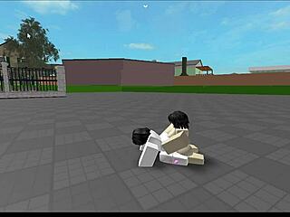 Lesbian Bitches Fuck Hard in Roblox!