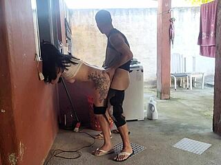 My Wife Left And The Maid Couldn't Resist My Erect Cock