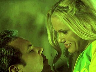 Blonde Hottie Fucks Man In Evening Garden With Riding And Missionary Sex