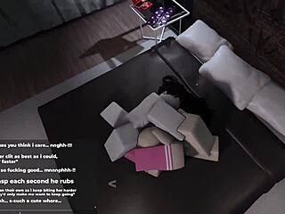 可爱骚货大屁股Roblox游戏性爱取悦