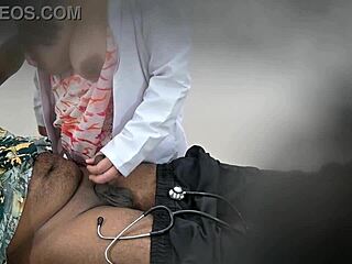 i'm the lady doctor having fun with patient