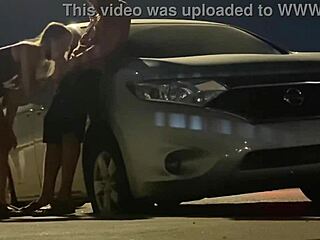 Cuckold In Gloryhole And Caught In Public