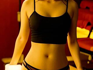 蒙眼亚洲按摩妹内裤情趣内衣诱惑