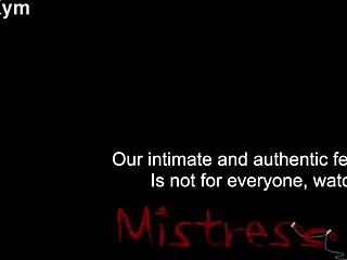 femdom nipple play and tease chastity sub - mistress kym