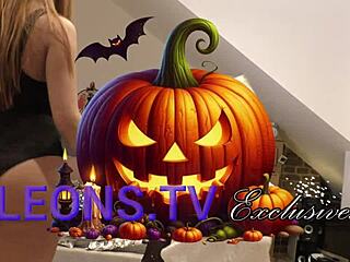 I'm at the hot girls halloween party flashing in thongs and panties.