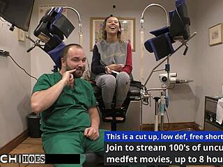 Doctor Gives Freshman Hitachi Orgasm