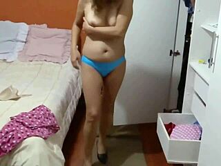 Stepmother returns from meeting, strips naked, and demands I jerk off now!